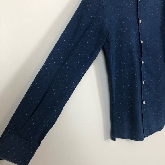 Adolfo Dominguez L/S Cotton Button Down Shirt 8.5 - Picture 3 of 7